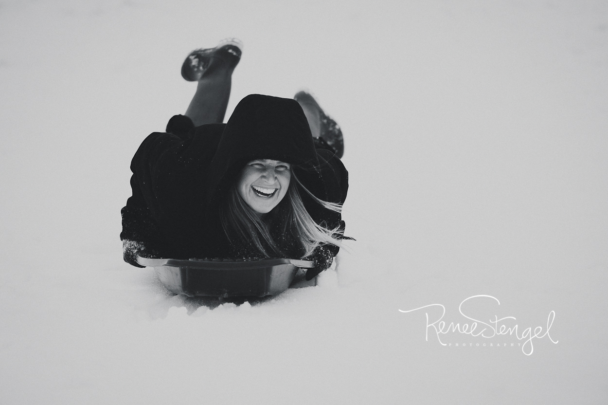 Renee Stengel Photography 1st Grade Snow Day 2014 Leawood Kansas