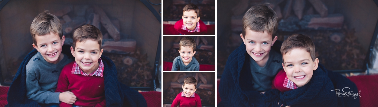 RENEE STENGEL Photography | Charlotte Portrait and Underwater Photographer | Fireside Pajama Holiday Sessions with Cookies and Milk
