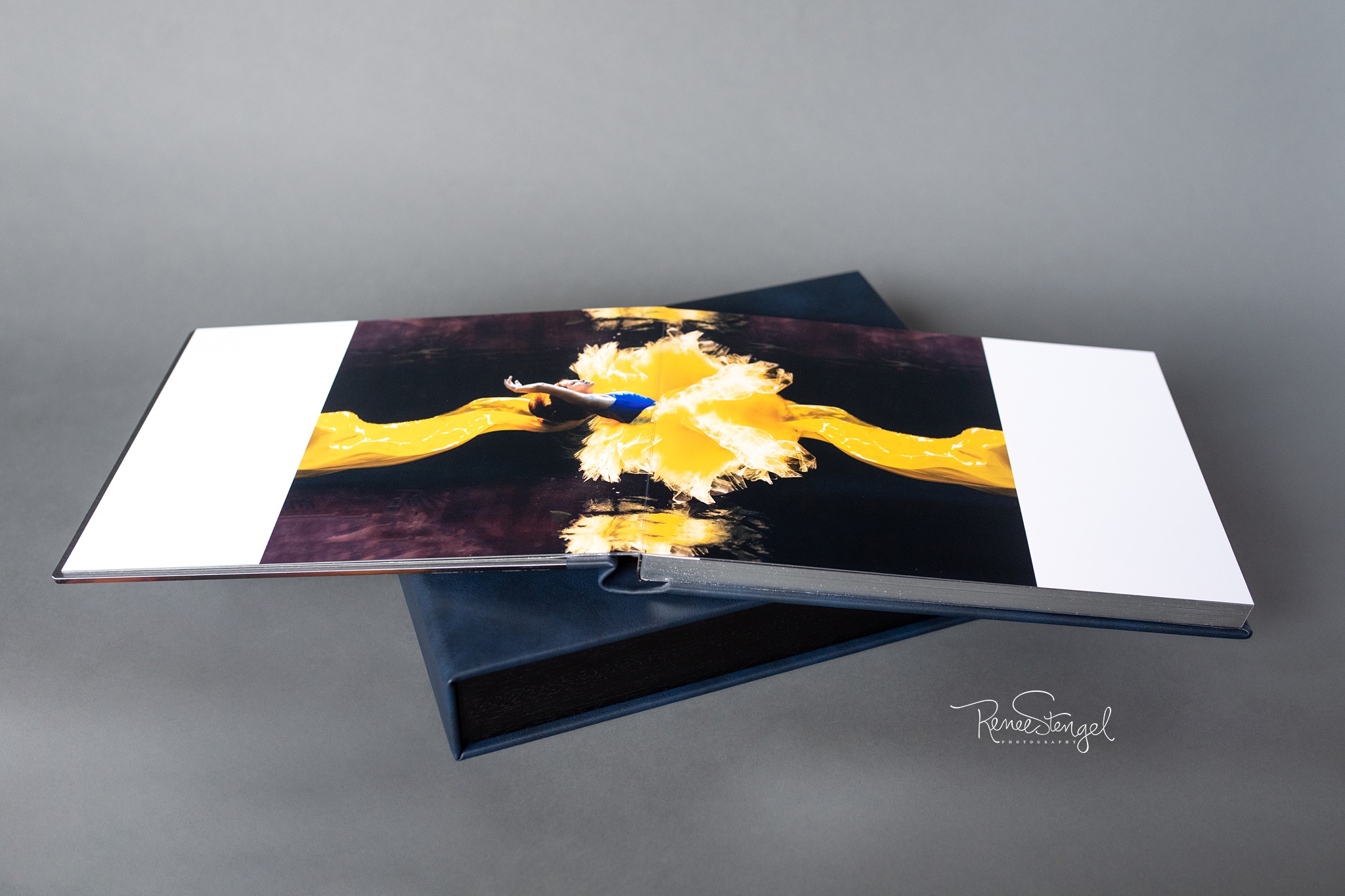 Underwater Ballet Signature Acrylic Album from Europe with matching leather Album Box