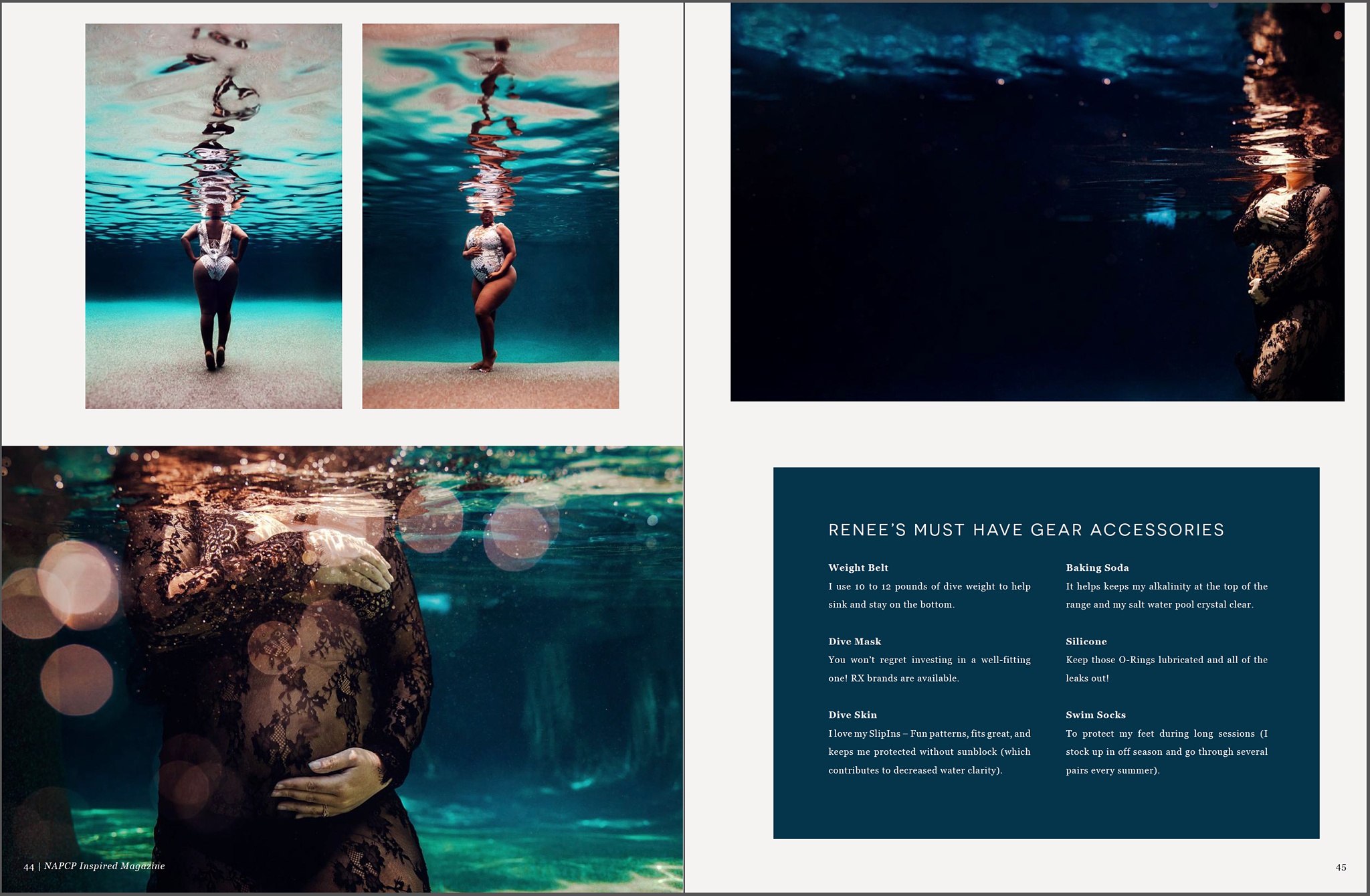 Top Gear for Underwater Maternity Portraits